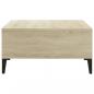 Preview: Couchtisch Sonoma-Eiche 60x60x30 cm Holzwerkstoff