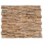 Preview: ARDEBO.de - 3D-Wandverkleidung 10 Stk. 1,01 m² Massivholz Teak