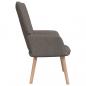 Preview: Relaxsessel mit Hocker Taupe Stoff