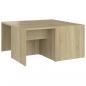 Preview: Couchtische 4 Stk. Sonoma-Eiche 33x33x33 cm Holzwerkstoff