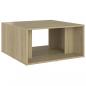 Preview: Couchtische 4 Stk. Sonoma-Eiche 33x33x33 cm Holzwerkstoff