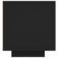 Preview: TV-Schrank mit LED-Leuchten Schwarz 160x35x40 cm