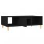 Preview: Couchtisch Schwarz 103,5x60x35 cm Holzwerkstoff