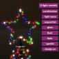 Preview: LED-Weihnachtsbaum mit Metallstange 500 LEDs Mehrfarbig 3 m