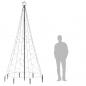 Preview: LED-Weihnachtsbaum mit Metallstange 500 LEDs Mehrfarbig 3 m