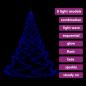 Preview: Weihnachtsbaum an der Wand mit Metallhaken 260 LED Blau 3 m