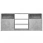 Preview: TV-Schrank mit LED-Leuchten Betongrau 120x30x50 cm