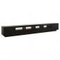 Preview: TV-Schrank mit LED-Leuchten Schwarz 300x35x40 cm