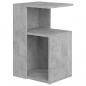 Preview: Beistelltisch Betongrau 36x30x56 cm Holzwerkstoff