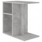 Preview: Beistelltisch Betongrau 50x30x50 cm Holzwerkstoff