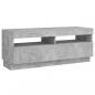 Preview: TV-Schrank mit LED-Beleuchtung Betongrau 100x35x40 cm