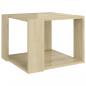 Preview: Couchtisch Sonoma-Eiche 40x40x30 cm Holzwerkstoff