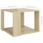 Preview: Couchtisch Sonoma-Eiche 40x40x30 cm Holzwerkstoff