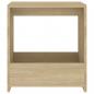 Preview: Beistelltisch Sonoma-Eiche 50x26x50 cm Holzwerkstoff