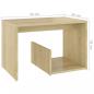 Preview: Beistelltisch Sonoma-Eiche 59x36x38 cm Holzwerkstoff