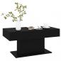 Preview: Couchtisch Schwarz 96x50x45 cm Holzwerkstoff