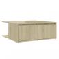 Preview: Couchtisch Sonoma-Eiche 80x80x31 cm Holzwerkstoff