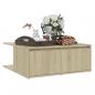 Preview: Couchtisch Sonoma-Eiche 80x80x31 cm Holzwerkstoff