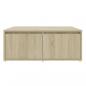 Preview: Couchtisch Sonoma-Eiche 80x80x31 cm Holzwerkstoff