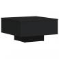 Preview: Couchtisch Schwarz 60x60x31,5 cm Holzwerkstoff