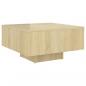 Preview: Couchtisch Sonoma-Eiche 60x60x31,5 cm Holzwerkstoff