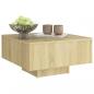 Preview: Couchtisch Sonoma-Eiche 60x60x31,5 cm Holzwerkstoff