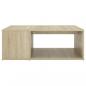 Preview: Couchtisch Sonoma-Eiche 90x67x33 cm Holzwerkstoff