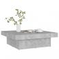 Preview: Couchtisch Betongrau 90x90x28 cm Holzwerkstoff