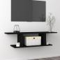 Preview: ARDEBO.de - TV-Wandschrank Schwarz 103x30x26,5 cm