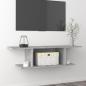 Preview: ARDEBO.de - TV-Wandschrank Betongrau 103x30x26,5 cm