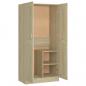 Preview: Kleiderschrank Sonoma-Eiche 82,5x51,5x180 cm Holzwerkstoff