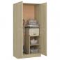 Preview: Kleiderschrank Sonoma-Eiche 82,5x51,5x180 cm Holzwerkstoff