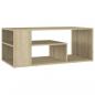 Preview: Couchtisch Sonoma-Eiche 100x50x40 cm Holzwerkstoff