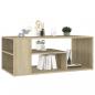 Preview: Couchtisch Sonoma-Eiche 100x50x40 cm Holzwerkstoff