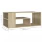 Preview: Couchtisch Sonoma-Eiche 100x50x40 cm Holzwerkstoff