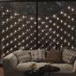 Preview: LED-Lichternetz Warmweiß 3x2 m 204 LEDs Indoor Outdoor