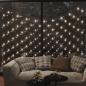 Preview: LED-Lichternetz Warmweiß 3x3 m 306 LEDs Indoor Outdoor