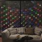 Preview: Weihnachts-Lichternetz 4x4 m 544 LED Bunt Indoor Outdoor