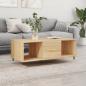 Preview: ARDEBO.de - Couchtisch Sonoma-Eiche 102x50x40 cm Holzwerkstoff