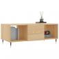 Preview: Couchtisch Sonoma-Eiche 102x50x40 cm Holzwerkstoff