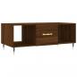 Preview: Couchtisch Braun Eichen-Optik 102x50x40 cm Holzwerkstoff