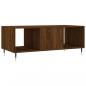 Preview: Couchtisch Braun Eichen-Optik 102x50x40 cm Holzwerkstoff