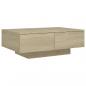 Preview: Couchtisch Sonoma-Eiche 90x60x31 cm Holzwerkstoff