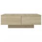 Preview: Couchtisch Sonoma-Eiche 90x60x31 cm Holzwerkstoff