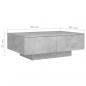 Preview: Couchtisch Betongrau 90x60x31 cm Holzwerkstoff