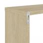 Preview: Wandregale 2 Stk. Sonoma-Eiche 100x15x20 cm Holzwerkstoff