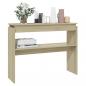 Preview: Konsolentisch Sonoma-Eiche 102x30x80 cm Holzwerkstoff