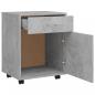 Preview: Rollschrank Betongrau 45x38x54 cm Holzwerkstoff