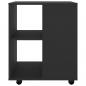 Preview: Rollschrank Schwarz 60x53x72 cm Holzwerkstoff