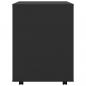 Preview: Rollschrank Schwarz 60x53x72 cm Holzwerkstoff